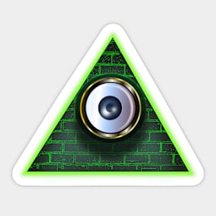 Evil Eye - Illuminati All Seeing Eye Sticker